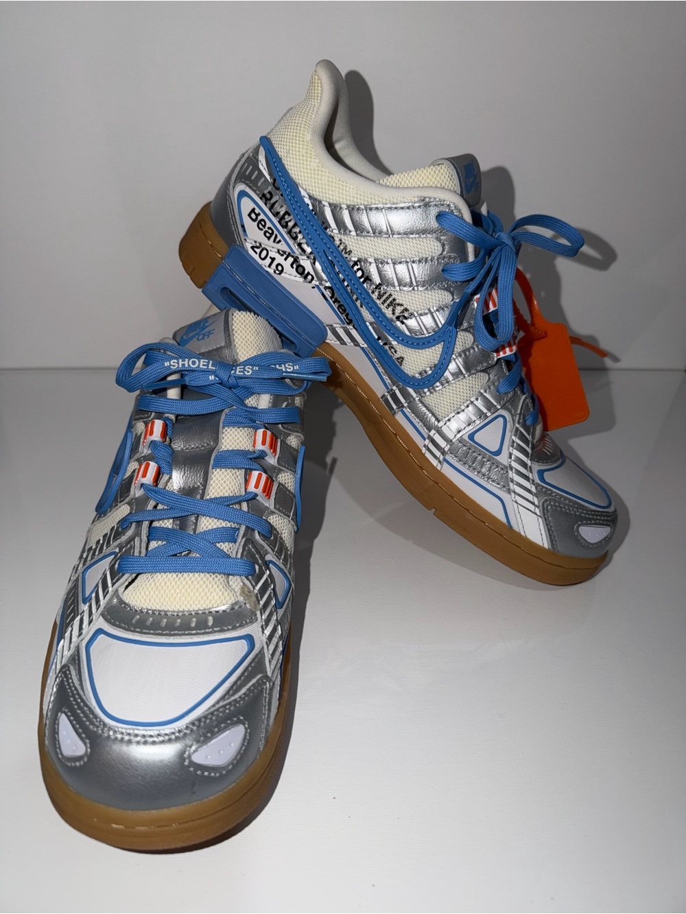 2020 Off-White x Nike Rubber Dunk PS 'University Blue'